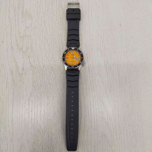 セイコー SEIKO 1981年製 6458-600A 150mダイバーズ ボーイズ クオーツ ダイバーズウォッチ 回転ベゼル オレンジ文字盤 メンズ