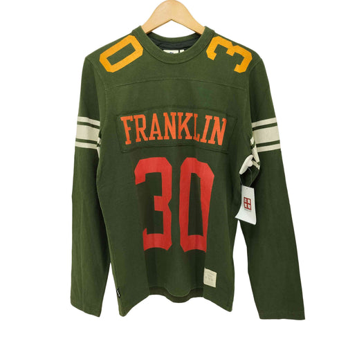 フランクリンマーシャル FRANKLIN&MARSHALL プリントL/Sシャツ 加工 メンズ S