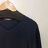 ロッソアルティジャーノ ROSSO ARTIGIANO ウール100% Vネックニット MADE IN ITALY メンズ 46