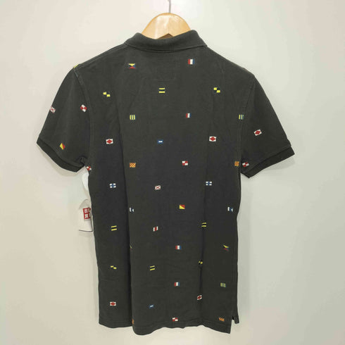 ジェイクルー J.CREW S/S POLO 半袖ポロシャツ 国旗 メンズ XS