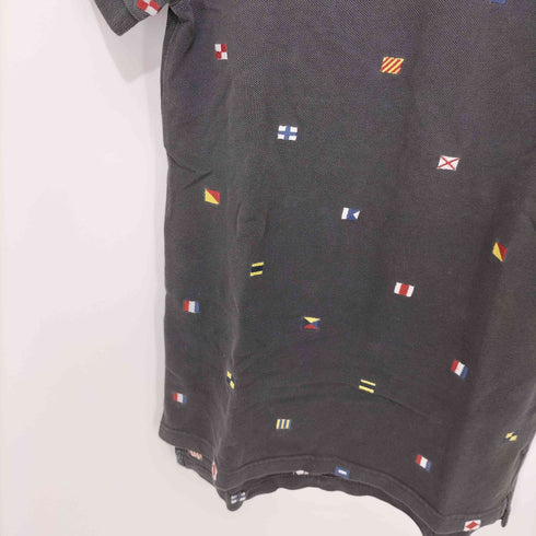 ジェイクルー J.CREW S/S POLO 半袖ポロシャツ 国旗 メンズ XS