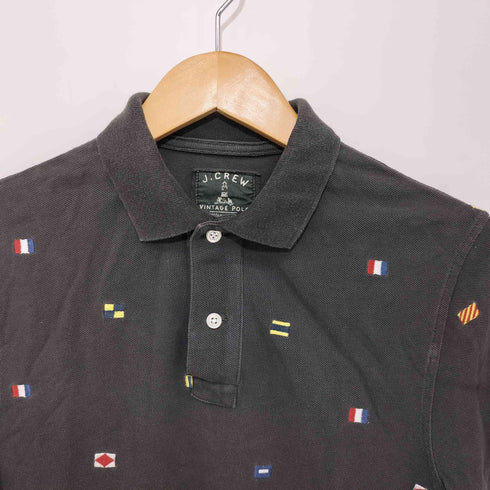 ジェイクルー J.CREW S/S POLO 半袖ポロシャツ 国旗 メンズ XS