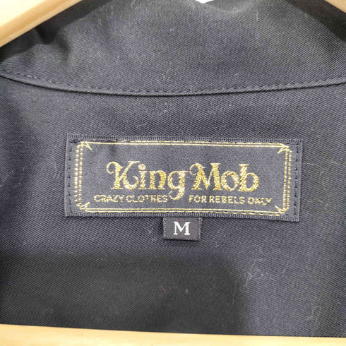 キングモブ KING MOB S/Sシャツ 開襟 バックプリント メンズ M