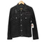 フルギ 666 ダメージ加工 デニムジャケット トラッカー ブラックデニム BLACKDENIM メンズ