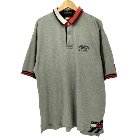 トミーヒルフィガー TOMMY HILFIGER 90S ATHLETICS 刺繍ロゴポロシャツ メンズ import:XL