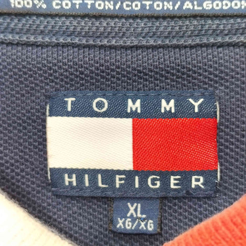トミーヒルフィガー TOMMY HILFIGER 90S ATHLETICS 刺繍ロゴポロシャツ メンズ import:XL