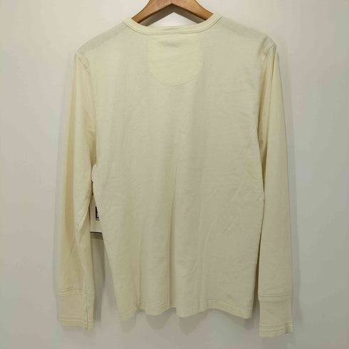 グラッドハンド GLAD HAND STANDARD HENLEY POCKET L/S T-SHIRTS -WHITE- ヘンリーネックL/S TEE メンズ JPN:S