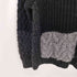 ジョンブル Johnbull 編み込みパッチワークニット 厚手 バイカラー メンズ M