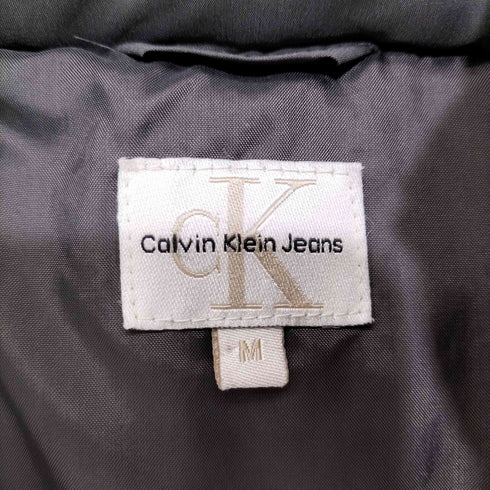 カルバンクラインジーンズ Calvin Klein Jeans 90S OLD ダウンジャケット ジップアップ パファージャケット メンズ M