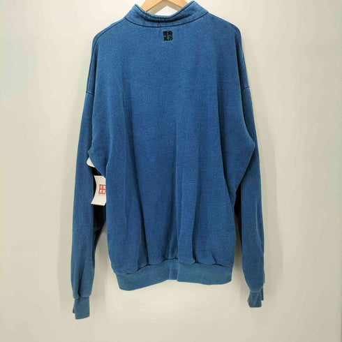 フリークスストア FREAKS STORE INDIGO HALF ZIP PULLOVER FROCLUB ハーフジップスウェット メンズ JPN:M