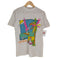 90s モックネックフロントプリントS/S TEE メンズ