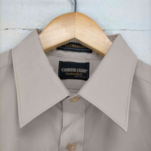フメイ CAREER CLUB 70s MADE IN USA ULTRESSA ポリエステル L/Sシャツ メンズ 16 1/2