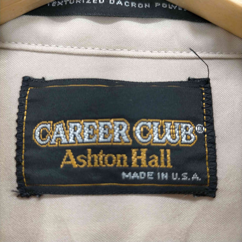 フメイ CAREER CLUB 70s MADE IN USA ULTRESSA ポリエステル L/Sシャツ メンズ 16 1/2