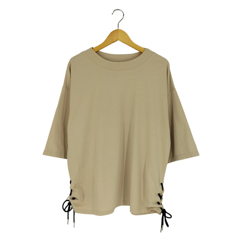 キャスパージョン CASPER JOHN サイドレースモックネックビッグT メンズ JPN:M