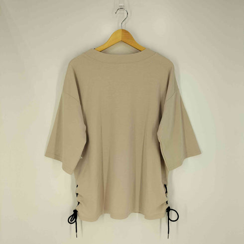 キャスパージョン CASPER JOHN サイドレースモックネックビッグT メンズ JPN:M