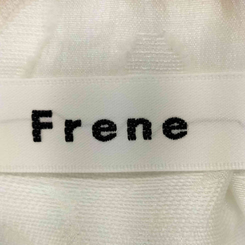 Frene シアー ジャガード キャンディスリーブ チュニック レディース JPN:M