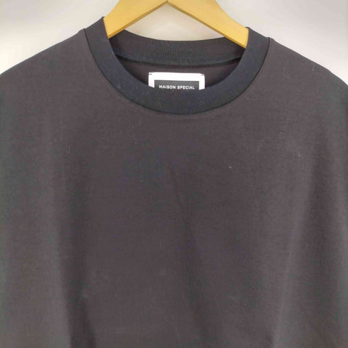 メゾンスペシャル MAISON SPECIAL スマッシングポンチプライムオーバーノースリーブTシャツ メンズ JPN:2