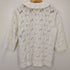 トリココムデギャルソン tricot COMME des GARCONS AD2019 ピーターパンカラーフラワーレースシャツ レディース JPN:M