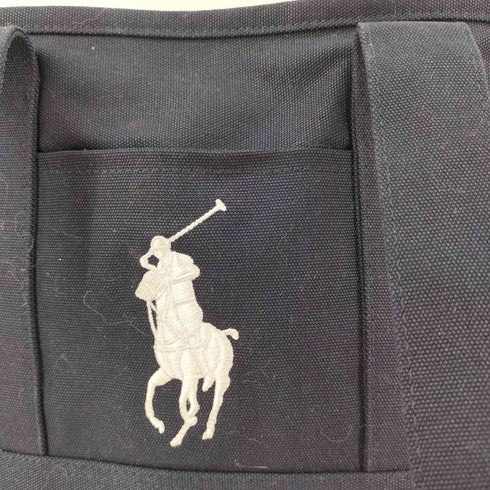 ポロラルフローレン POLO RALPH LAUREN ビッグポニー刺繍 キャンバスハンドバッグ メンズ
