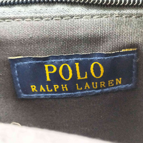 ポロラルフローレン POLO RALPH LAUREN ビッグポニー刺繍 キャンバスハンドバッグ メンズ