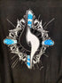 ©1998 SQUAREコピーライト入り バラムガーデン紋章入り Tシャツ メンズ