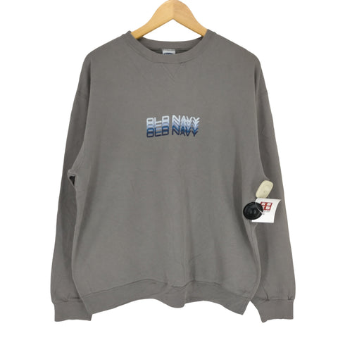 オールドネイビー OLD NAVY MADE IN USA Vガゼット フロントロゴプリントスウェット メンズ JPN:M