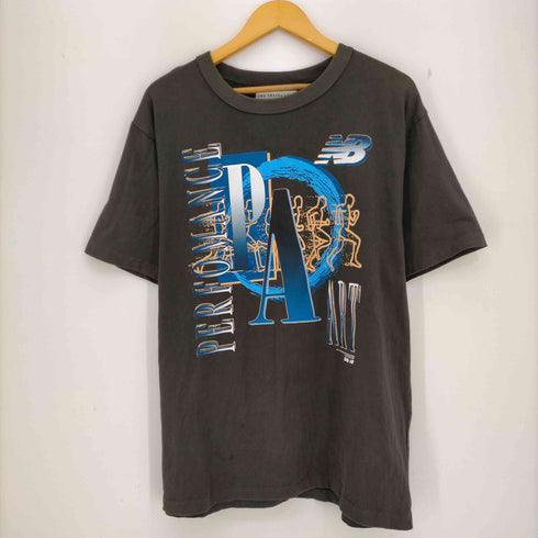 ニューバランス NEW BALANCE ×JOE FRESHGOODS フロントプリント クルーネックTシャツ メンズ import:L