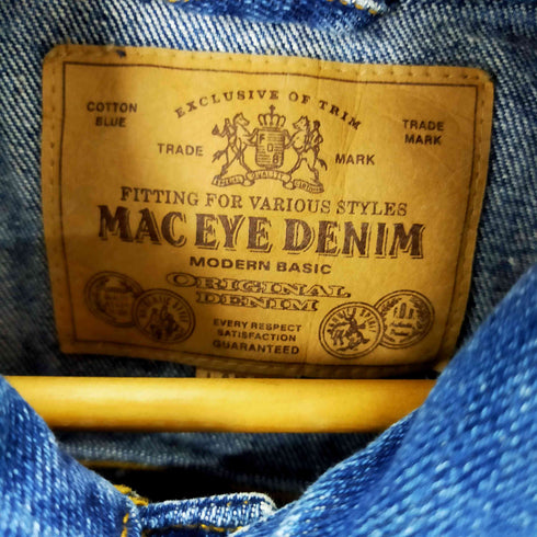 マックアイ MAC EYE MAC EYE DENIM インディゴデニムジャケット メンズ JPN:L