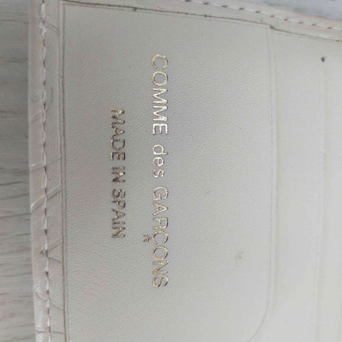 コムデギャルソン COMME des GARCONS スペイン製 アルファベット型押し カードケース レディース