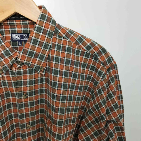 ダックス DAKS BD L/Sシャツ チャック 方ポケ メンズ L