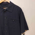 ダックスロンドン DAKS LONDON S/S シャツ カバーオール 3ポケ リネン混 メンズ M