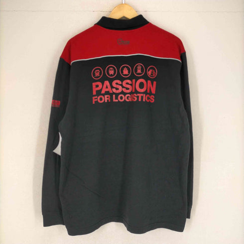 GVT PASSION FOR LOGISTICS バックプリント L/Sポロシャツ メンズ JPN:XXL
