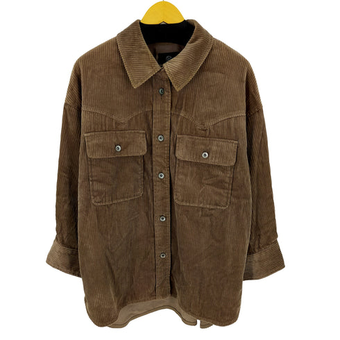 ダブルクローゼット w closet 太畝コーデュロイシャツジャケット レディース