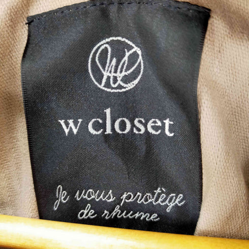 ダブルクローゼット w closet 太畝コーデュロイシャツジャケット レディース