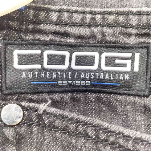 クージー COOGI ブルーステッチ ワッペンバギーデニム メンズ W34×L34
