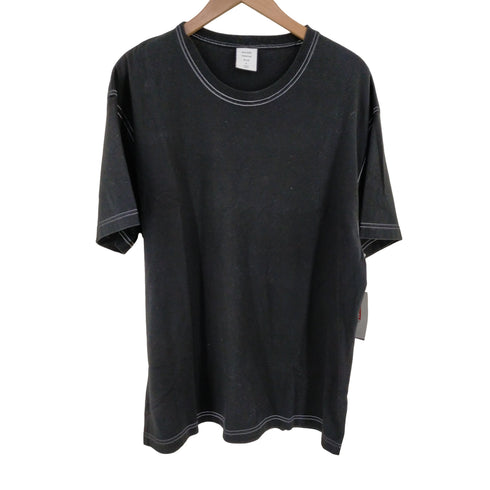 ミスタージェントルマン MISTER GENTLE MAN 白ステッチ クールネックTシャツ メンズ JPN:L