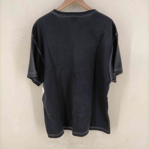ミスタージェントルマン MISTER GENTLE MAN 白ステッチ クールネックTシャツ メンズ JPN:L