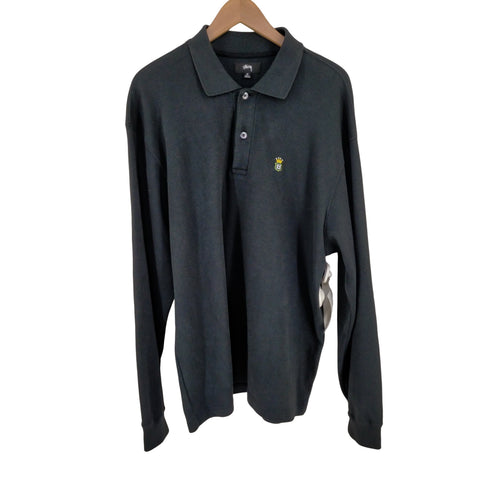 ステューシー Stussy 22AW LS Rib Polo メンズ JPN:M