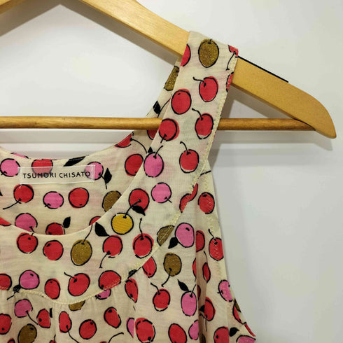 ツモリチサト TSUMORI CHISATO 総柄 タンクトップ チェリー レディース JPN:2