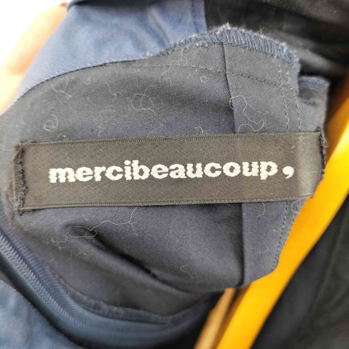 メルシーボークー mercibeaucoup 大判ワッペン付き シャツワンピース レディース JPN:2