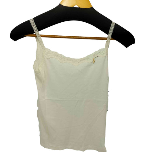 ツモリチサト TSUMORI CHISATO コットンレース付き タンクトップ レディース JPN:2