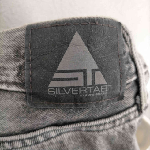 リーバイス Levis SILVER TAB ストーンウォッシュ デニムワイドハーフパンツ メンズ W36