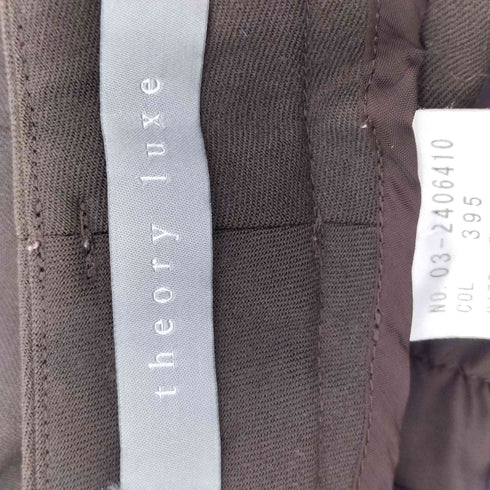 セオリーリュクス theory luxe ノータックスラックスパンツ レディース 036