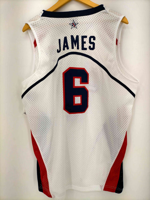 ナイキ NIKE TEAMタグ USA 6 バスケットボールゲームシャツ メンズ import:L
