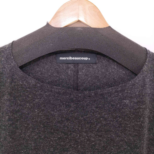 メルシーボークー mercibeaucoup ウール混 ロングスリーブカットソー レディース JPN:1