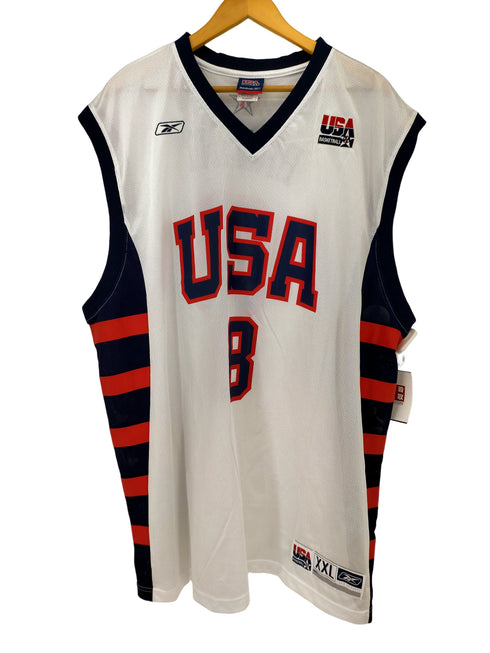 リーボック Reebok TEMAタグ USA 8 バスケットボールゲームシャツ メンズ 2XL