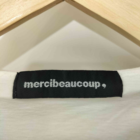 メルシーボークー mercibeaucoup 総柄ノースリーブカットソー フリンジ レディース JPN:1