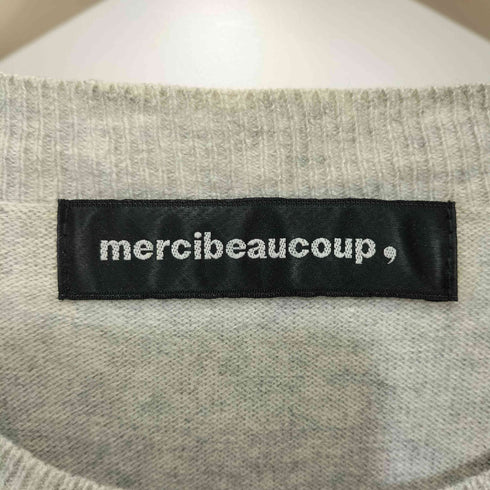 メルシーボークー mercibeaucoup 金ボタン 半袖ニット レディース JPN:1