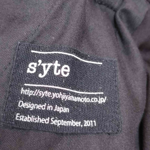 サイトバイヨウジヤマモト syte by Yohji Yamamoto ラップデザイン ウールクロップドパンツ メンズ JPN:M