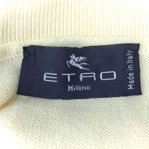 エトロ ETRO MADE IN ITALY 花柄シルクS/S ポロシャツ メンズ
